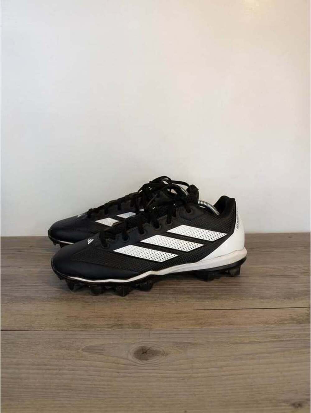 adidas Adizero Impact Molded Football Cleats Size 10 Black White JH6755